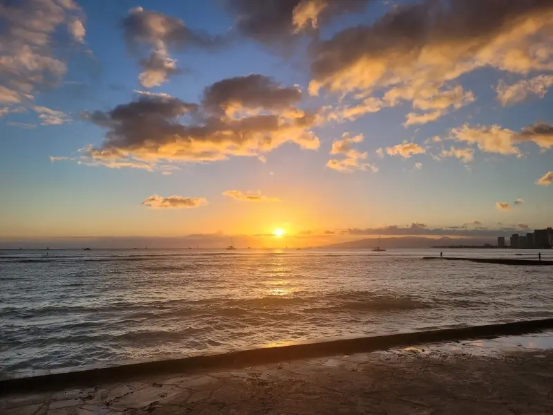 Sunset on Waikiki