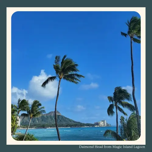 Diamond Head from Magic Lagoon