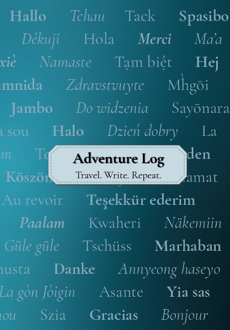 Blue Adventure Log: Travel. Write. Repeat.